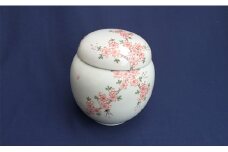 有田焼 錦桜手造り骨壺 そうた窯 骨つぼ 終活 こつつぼ 故人 供養 A500-20