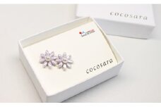 cocosara 有田焼アクセサリー ピアス【clematis】 A35-60