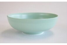 ARITA PORCELAIN LAB(アリタポーセリンラボ) パールグリーン・丸菓子鉢 有田焼 サラダボール カレー皿 麺鉢 パステルカラー A20-150