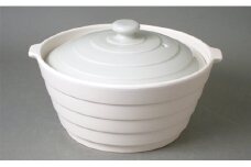 【訳あり】アウトレット 有田焼 熱々のまま食卓へ「Only碗」（アイボリー） 大慶 10000円 1万円 土鍋 直火対応 電子レンジ対応 オーブン対応 キッチン用品 調理用具 食器兼用土鍋 うつわ 一人暮らしの土鍋 一人用鍋 レシピ付 A10-137