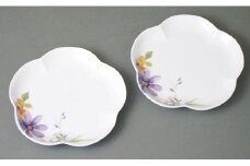 有田焼 花かれんアプリコット皿 (S) (2枚組) 大慶 A14-17