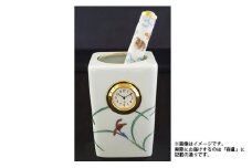 香蘭社「リンドフィールド」 ペン立て時計 A25-153