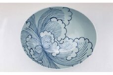 有田焼 BOTAN楕円盛鉢 しん窯・青花 A30-133