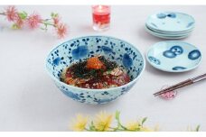 山口洋一工房 小花散し玉縁6寸鉢 有田焼 A40-99