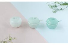 【すきな味、すきな小物を、入れる】3つのりんご 有田焼 日用品店bowl A20-196