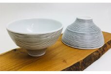 有田焼象嵌（ぞうがん）ちゃわん 茶・黒セット マルコウ陶苑 A14-27