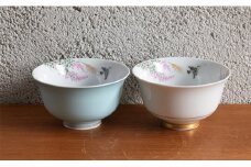 深川製磁 萩花見 ペア飯碗 A50-124