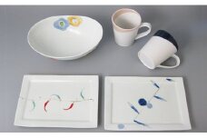 有田焼 食卓セットA（楕円ボウル1・マグ2・長角皿2）大慶 A50-128