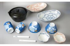 食卓セットD（Only碗・鉢2・小鉢2・飯碗湯呑2・箸置2）大慶 A100-75
