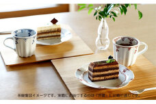 皓洋窯 デザート皿＆カヌレマグカップ ペアカフェセット 手描き マグ ペア カフェタイム 2個 食器 うつわ 器 ギフト 贈り物 A30-178