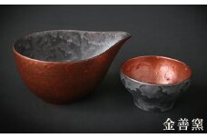 有田焼 金善窯 冷酒器セット（赤） 陶窯みかわや AA35-106