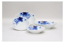 深川製磁 【有田焼】ブルーワイナリー　ペア盛鉢・取皿セット A60-35