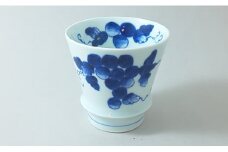 有田焼 匠の蔵 ぶどう 至高の焼酎グラス【ヤマト陶磁器】食器 器 うつわ 磁器 陶磁器 酒器 焼酎グラス グラス コップ カップ タンブラー 葡萄 ブドウ 染付 手描き A12-156