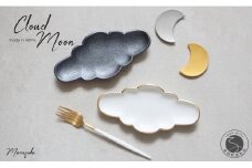 有田焼 Cloud×Moon 4点セット まるふく 雲 くも 月 つき 箸置き カトラリーレスト デザート皿 おしゃれな有田焼 食器セット うつわ 30000円 3万円 A30-352