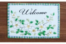 有田焼 花もよう ウェルカムボード【ナニワイバラ】 よう楽庵・たかす A35-130
