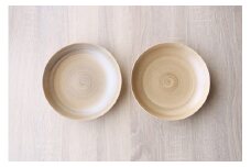 有田焼 Koselig-arita multi plate ブラウン ベージュ プレート 2枚組 山忠 器 うつわ 食器 食器セット 皿 丸皿 北欧 シンプル モダン ワンプレート マルチプレート パスタ皿 カレー皿 軽量 A20-294