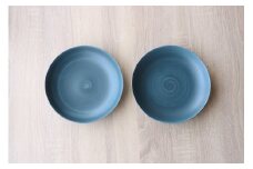 有田焼 Koselig-arita multi plate ネイビー 紺 プレート 2枚組 山忠 器 うつわ 食器 食器セット 皿 丸皿 北欧 シンプル モダン ワンプレート マルチプレート パスタ皿 カレー皿 軽量 20000円 2万円 A20-296