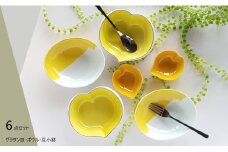 有田焼 グラタン皿・ボウル・豆小鉢６点セット【イエロー】 松尾陶器 A30-225