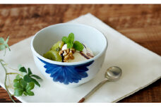 伯父山 菊の馨 カフェオレボウル 有田焼 A11-24