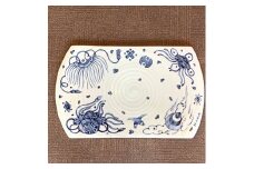 【十四代李参平作】宝尽くし板皿(陶板) A110-27