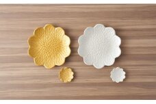 有田焼 flower plate 野菊/金銀彩（銘々皿・豆皿 計4ヶセット）深海三龍堂 食器 おしゃれ お皿 プレート 取り皿 ケーキ皿 パン皿 A25-267
