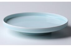 佳秀窯 有田焼 ろくろ手造り 青磁皿 A70-118