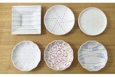 有田焼 利久窯 豆皿セット (6枚)【ヤマト陶磁器】食器 器 うつわ 磁器 陶磁器 豆皿 6枚 セット かわいい パステル カラフル コーディネート A55-134 