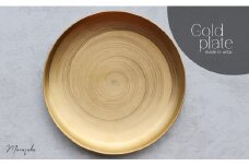 【まるふくオリジナル】有田焼 Gold plate（24cm） お正月 ゴールド 大皿 盛皿 ワンプレート カフェプレート A45-276