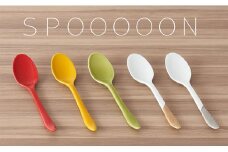 有田焼 SPOOOOON 5本セット 【深海三龍堂】 食器 おしゃれ スプーン カトラリー かわいい シンプル 焼き物 2万円 20000円 ギフト キッチン 食卓 テーブルコーディネート 5色 うつわ A20-351
