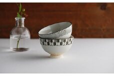 有田焼 hibi kuppi RICE BOWL 2個セット【ヤマト陶磁器】食器 器 うつわ 磁器 陶磁器 茶碗 茶わん ごはん茶碗 ペア 2個 セット シンプル ベージュ 印判手 A25-587