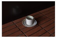 1616/ PC Mug Green & Deep Plate 160 セット 有田焼 器 食器 マグカップ 皿 白 ホワイト プレート A25-316