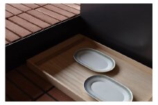 1616/ PC Oval Plate 200 2枚セット【1616/arita japan】有田焼 食器 器 皿 中皿 楕円皿 プレート オーバルプレート ホワイト シンプル A25-598