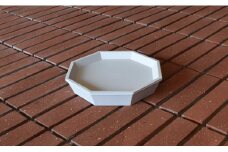 1616/ TY Anise Plate & Bowl 220 セット【1616/arita japan】有田焼 食器 器 皿 中皿 八角皿 鉢 中鉢 アニス プレート ボウル グレー シンプル A40-377