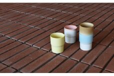 1616/ S&B Mug 4カラーセット 有田焼 器 食器 マグカップ 白 ホワイト ブルー ブラウン イエロー ピンク A40-174