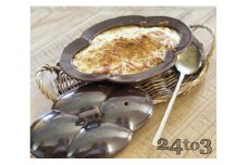 有田焼 飴釉 木瓜 蓋付耐熱皿 24to3【西富陶磁器】食器 器 うつわ 皿 蓋付 グラタン皿 耐熱皿 直火対応 オーブン対応 かわいい おしゃれ ブラウン 25000円 A25-614