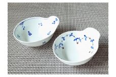 有田焼 手付小鉢 絵変り２客組 白峰堂 A18-37