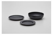 2016/ TY Black Set 平皿 プレート リム皿 ボウル 3個セット 有田焼 食器 ギフト A40-202