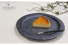 金善製陶所 20cm円リムプレート 2色 2点セット 有田焼 A25-390