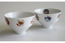 ARITA PORCELAIN LAB(アリタポーセリンラボ) ASTEROID(アステロイド)・ペア段付飯碗 有田焼 モダン 茶碗 小鉢 A35-214