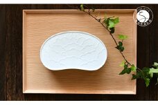 有田焼 白釉 繭型蓋物【ARITAYAKI-STORE】 A18-53