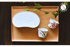 有田焼 白釉繭箱&春秋マルチカップ3点セット【ARITAYAKI-STORE】 A35-225