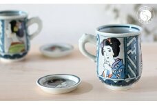 有田焼 竹久夢二マグ＆小皿セット【ARITAYAKI-STORE】 A20-449