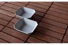 1616/ TY Square Bowl 150 Grey 2個セット【1616/arita japan】有田焼 器 食器 鉢 小鉢 スクエア ボウル グレー シンプル A20-605