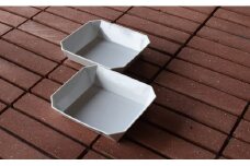 1616/ TY Square Bowl 184 White 2個セット【1616/arita japan】有田焼 食器 器 鉢 中鉢 スクエア ボウル ホワイト シンプル A25-599