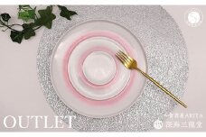 ！！アウトレット！！ ピンク結晶24cmプレート outlet 有田陶器市 陶器市 ワケあり 限定品 数量限定 深海三龍堂 A12-123