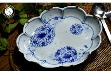 有田焼 染付唐草のパスタ・カレー皿 No.2【ARITAYAKI-STORE】 A35-224