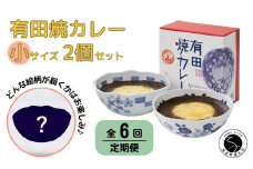 【6回定期便】有田焼カレー(小)【器いろいろ】2個セット JR九州駅弁グランプリ テレビ番組全国駅弁ランキング1位 スパイス ギフト プレゼント 贈り物 人気 お取り寄せ 冷凍 器 食器 F75-2