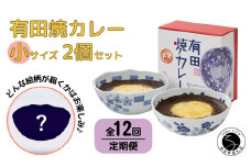 【12回定期便】有田焼カレー(小)【器いろいろ】2個セット JR九州駅弁グランプリ テレビ番組全国駅弁ランキング1位 スパイス ギフト プレゼント 贈り物 人気 お取り寄せ 冷凍 器 食器 F150-1