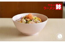 有田焼 究極のラーメン鉢 Colors ピンク レンゲ付【まるぶんオリジナル】食器 器 うつわ 麺鉢 ラーメン鉢 丼 丼ぶり どんぶり シンプル おしゃれ マット くすみカラー 電子レンジ対応 20000円 2万円 A20-612