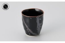 青木清晃作 天目銀彩焼酎カップ 有田焼 食器 器 うつわ 伝統工芸 カップ 晩酌 小島芳栄堂 A20-497